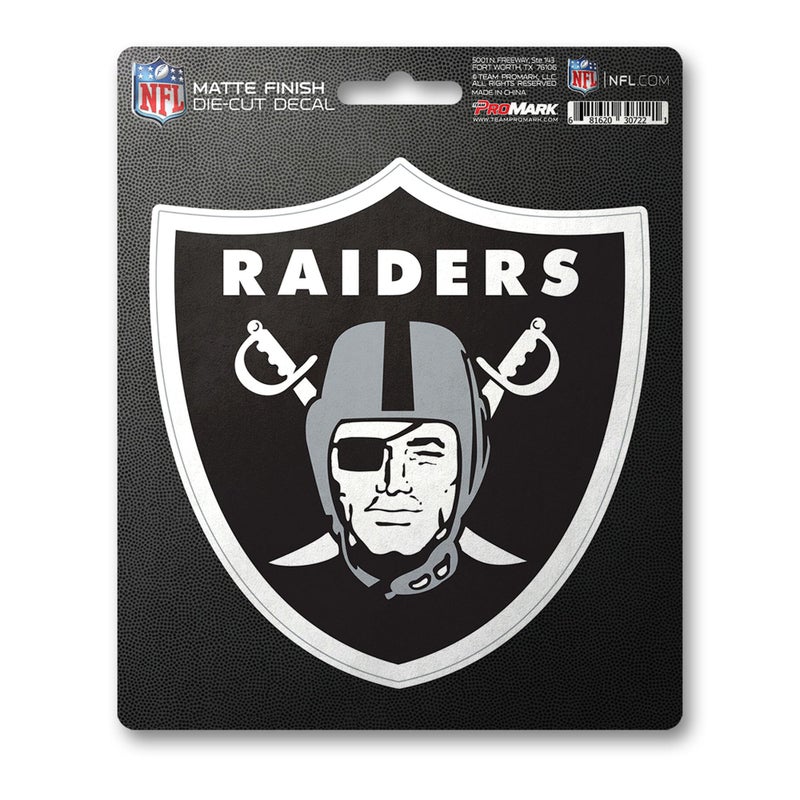 FANMATS 61234 Las Vegas Raiders Matte Decal Sticker